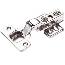 Dobradiça de aço curva 35mm com amortecedor