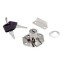 Fechadura Porta Gaveta Armario Moveis Cromada 22mm