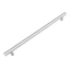 Puxador de Aluminio Polido Fosco 30 cm