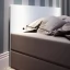 Guarda-Roupa de Canto com Espaço para Cama Box Queen Size 1218E Branco