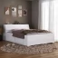 Guarda-roupa de Casal com Cama Bau Embutida 1223 Carvalho Claro