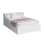 Guarda-roupa de Casal com Cama Bau Queen Size Embutida 1220 Branco