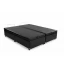 Base Box com Baú de Casal Queen Corino Preto (Bi partida)