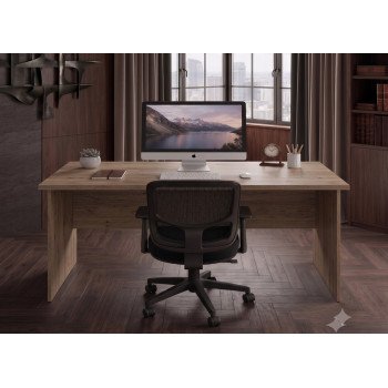 Mesa Computador/Notebook Diretor 150cm Castanho