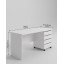 Mesa Notebook Diretor Com gaveteiro 150cm Branca