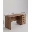 Mesa Notebook Diretor Com gaveteiro 150cm Castanho