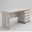 Mesa Notebook Diretor Com gaveteiro 150cm Carvalho