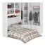 Guarda-Roupa de Canto com Espaço para Cama Box Padrão 1218D Direito Branco