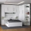 Guarda-Roupa de Canto com espaço para Box Queen 1219SQ Carvalho Claro