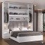 Guarda-roupa de Casal com espaço para Cama Box padrão 1220S Branco