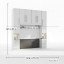 Guarda-roupa de Casal com espaço para Cama Box King Size 1220SK Branco