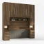 Guarda-roupa de Casal com espaço para Cama Box padrão 1220S San Remo