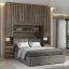 Guarda-roupa de Casal com espaço para Cama Box padrão 1220S San Remo