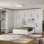 Guarda-Roupa com canto e Módulos Casal sem Cama 1222S Branco