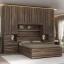 Guarda-roupa de Casal com Cama Bau Embutida 1223 San Remo