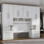Guarda-roupa de Casal com espaço para cama Box Padrão 1223S Branco