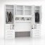Guarda-roupa de Casal Padrão sem cama 1223S Branco