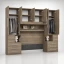 Guarda-roupa de Casal Queen Size Sem Cama 1223SQ Castanho