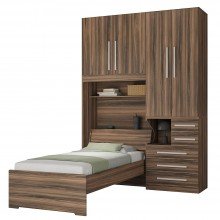 Quarto de Solteiro com Guarda-Roupa sem Cama 1225D San Remo