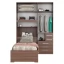 Guarda-Roupa de Solteiro com Cama 1225D San Remo