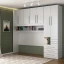Guarda Roupa de Solteiro sem as Camas 1326SD Branco