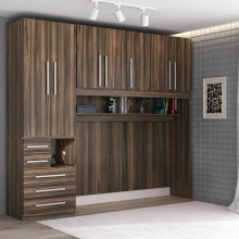 Quarto de Solteiro sem as Camas com Guarda-Roupa 1326SE San Remo