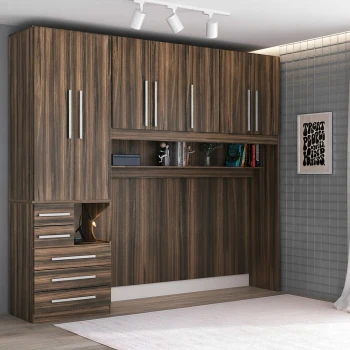 Quarto de Solteiro sem as Camas com Guarda-Roupa 1326SE San Remo