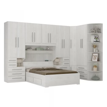 Quarto de Casal de Canto e sem Cama 1344S Carvalho