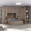 Quarto de Casal de Canto e sem Cama 1344S Castanho