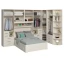 Quarto de Casal de Canto e sem Cama 1344S Carvalho
