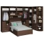 Quarto de Casal de Canto e com Cama Baú 1344 San Remo