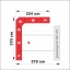 Guarda-Roupa de Canto Queen Size Sem Cama 1222SQ Castanho