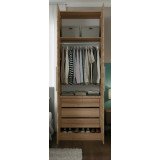 Guarda-Roupa de Solteiro Modular 1010 Castanho
