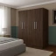 Guarda-Roupa de Casal Modular 4 Portas 1011 Ilan San Remo