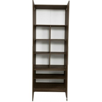 Guarda-Roupa Modular 2p com Nichos 1012 Castanho