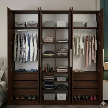 Guarda-Roupa Modular 6 Portas 9 Gavetas 1013 Ilan San Remo