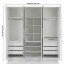 Guarda-Roupa Modular 6 Portas 9 Gavetas 1013 Ilan Branco