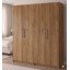 Guarda-Roupa Modular 4 Portas 1014 Ilan Castanho