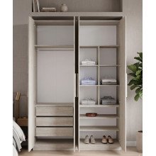 Guarda-Roupa Modular 4 Portas 1014 Ilan Carvalho