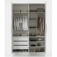 Guarda-Roupa Modular 4 Portas 1014 Ilan Branco