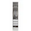 Guarda-Roupa de Solteiro Modular 1017 Branco