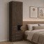 Guarda-Roupa De 2 Portas Com Mesa de Cabeceira 1224 Esquerdo San Remo
