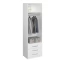 Guarda-Roupa 4 Portas 6 Gavetas Modular 1304 Ilan Branco