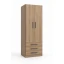 Guarda-Roupa Modular 2 portas 1228 Castanho