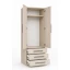 Guarda-Roupa Modular 2 portas 1228 Carvalho Claro