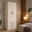 Guarda-Roupa Modular 2 portas 1228 Carvalho Claro
