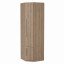 Guarda Roupa de Canto com prateleiras 1231 Ilan Castanho
