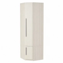 Guarda Roupa de Canto com prateleiras 1231 Ilan Carvalho Claro