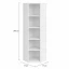 Guarda Roupa de Canto com prateleiras 1231 Ilan Branco