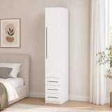 Guarda-Roupa Compacto Modular 1232 Direito Branco